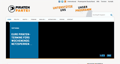 Desktop Screenshot of piraten-thueringen.de